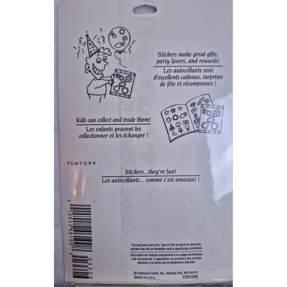 Hallmark Vintage Easter Bunny Sticker Sheets 4 Pack 7LW7294 Multicolor - Picture 4 of 6